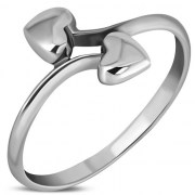 Silver Hearts Ring, rp708